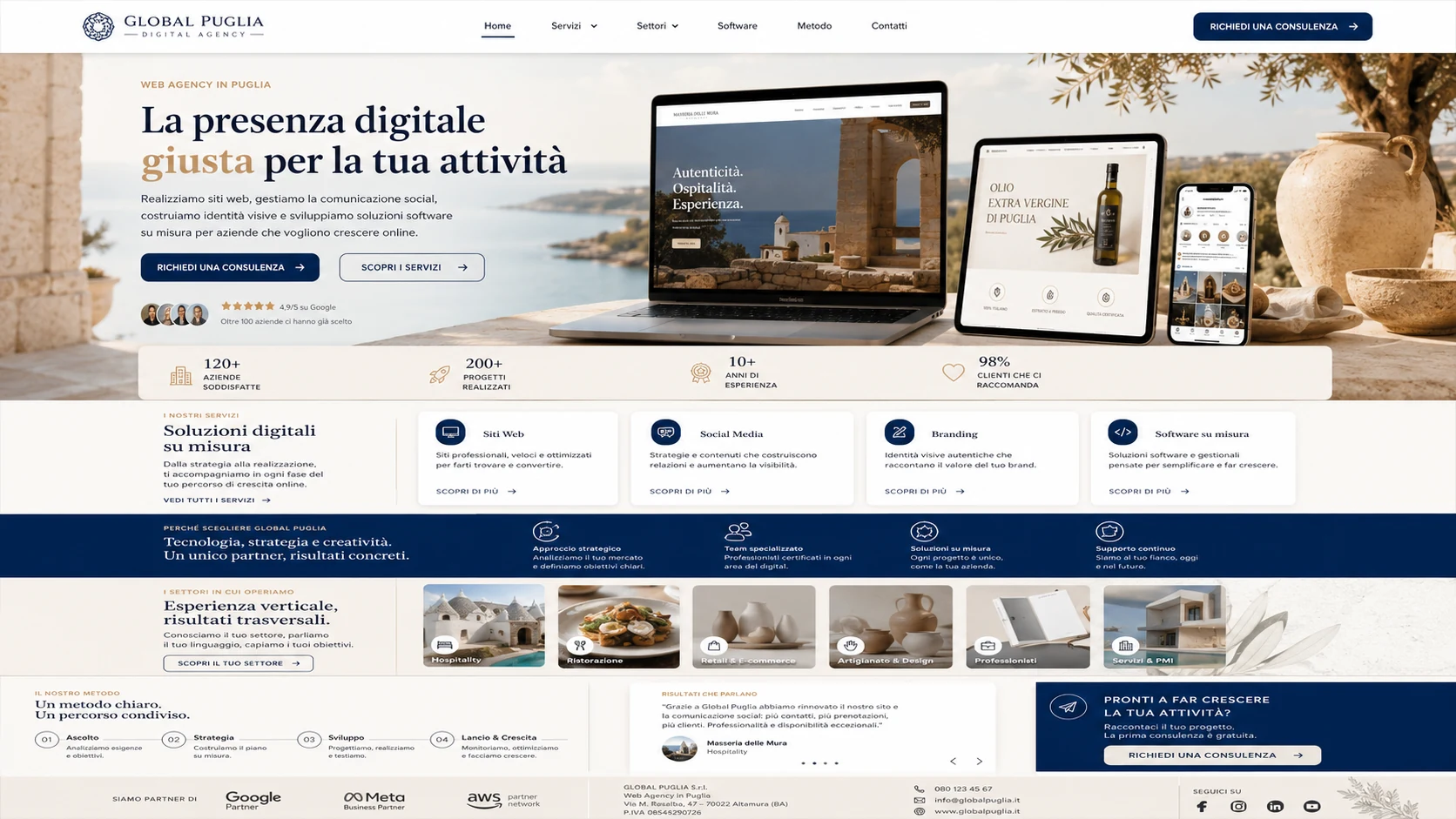 Anteprima sito Global Puglia